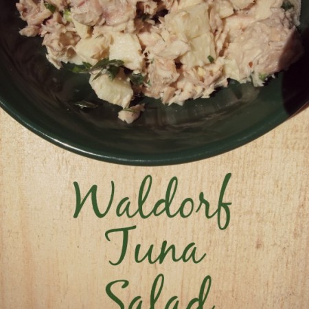 Waldorf Tuna Salad. Quick, easy, tasty, paleo lunch!