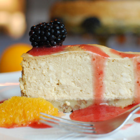 Instant Pot Salted Caramel Cheesecake with Almond-Pecan Crust (Grain-Free, Naturally-Sweetened)