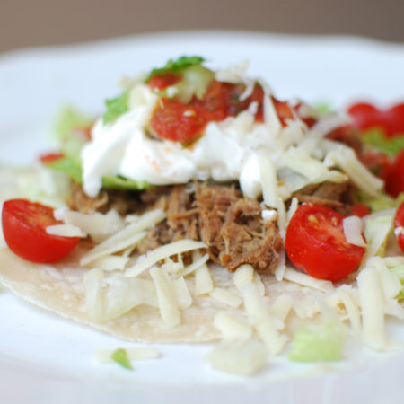 Instant Pot Shredded Beef Tacos