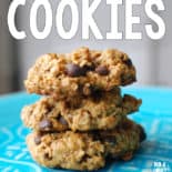 These are amazing, healthy, chocolate chip cookies (I didn't know there was such a thing!! :))