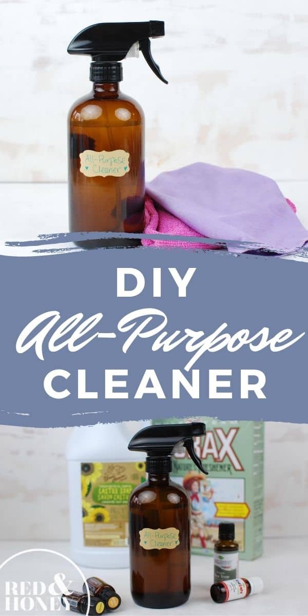 Homemade AllPurpose Cleaner Red and Honey