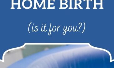 Pinterest pin, image is of a woman in a birthing tub. Text overlay says, "6 Reasons to Consider Home Birth: is it for you?"