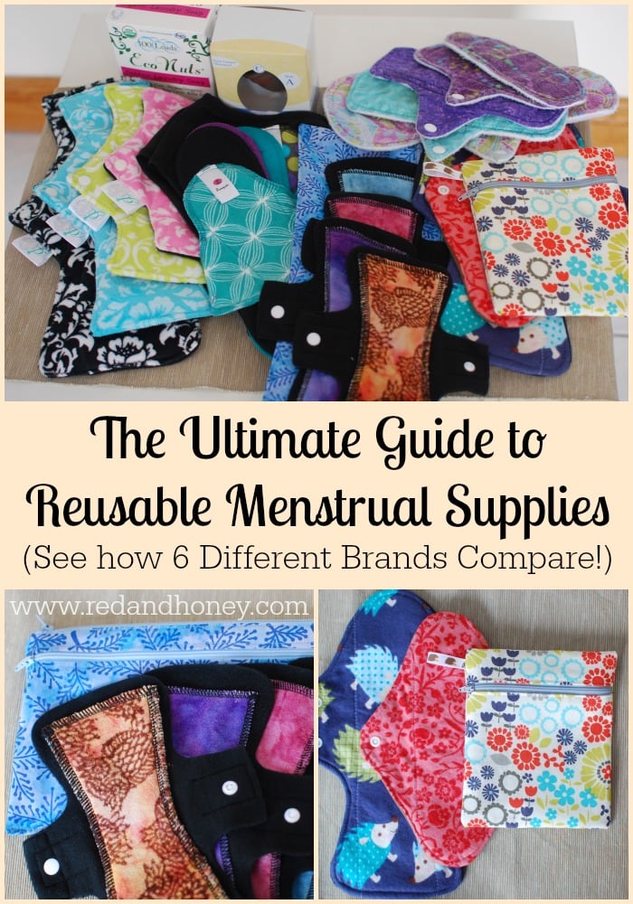 The Ultimate Guide to Reusable Menstrual Supplies (6 Different Brands  Compared + Win Your Own Stash Worth Over $300!) - Red and Honey