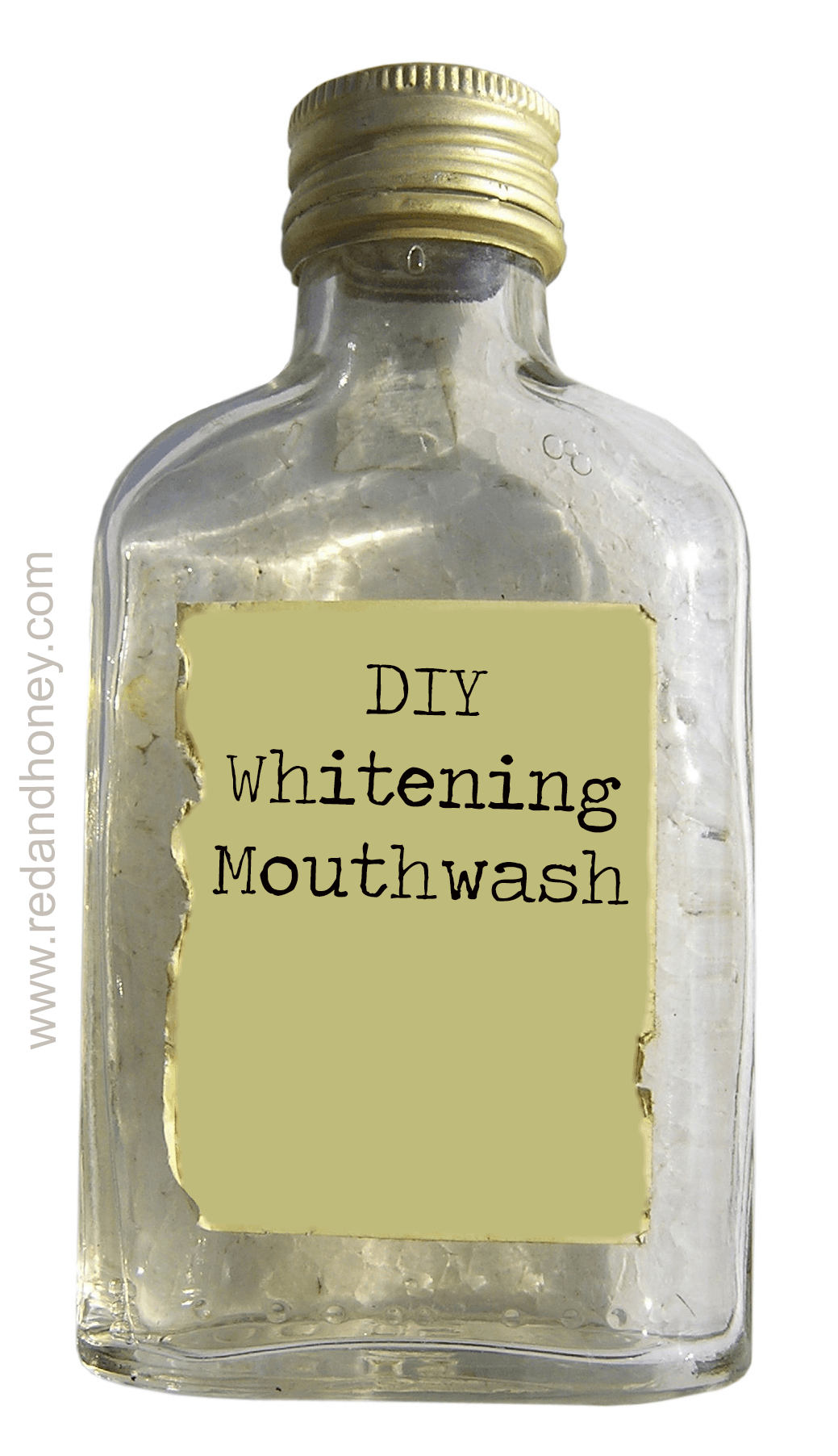 diy mouthwash Red and Honey