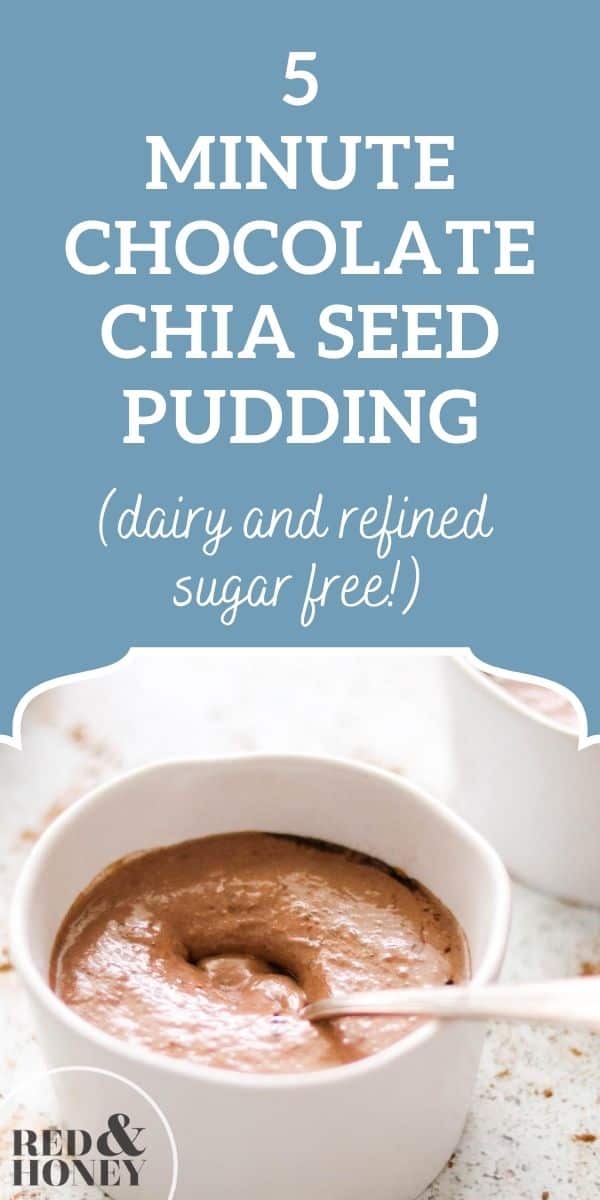 5Minute Chocolate Chia Seed Pudding Quick & Easy!