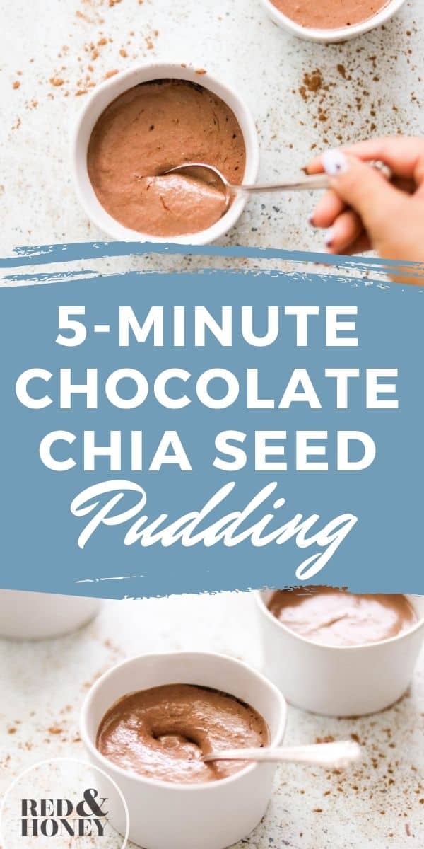 5Minute Chocolate Chia Seed Pudding Quick & Easy!