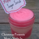 diy layered peppermint sugar scrub- perfect for gifts! via: Red And Honey