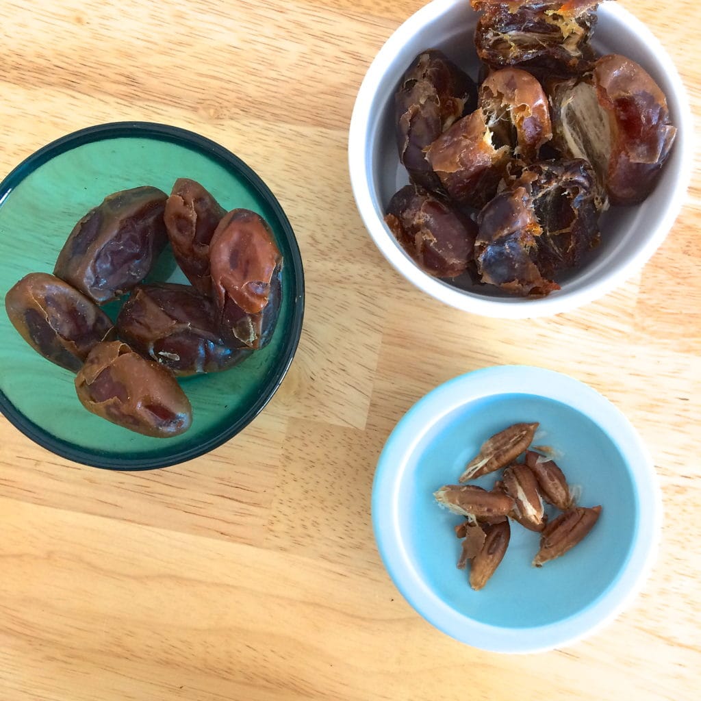 Super Simple Stuffed Dessert Dates | These stuffed medjool dates are one of my go-to desserts. When I went gluten-free and dairy-free back in 2006 due to health issues ( read my story ), I... | RedAndHoney.com