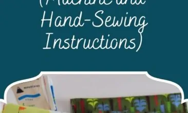Pinterest pin, image is of DIY snack bags in multiple fun patterned fabrics. Text overlay says "Reusable DIY Snack Bags + easy sewing tutorial".