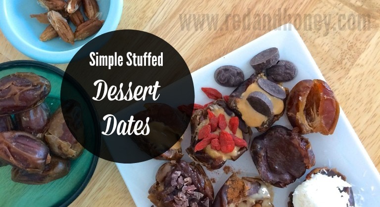 Suple Simple Stuffed Dessert Dates