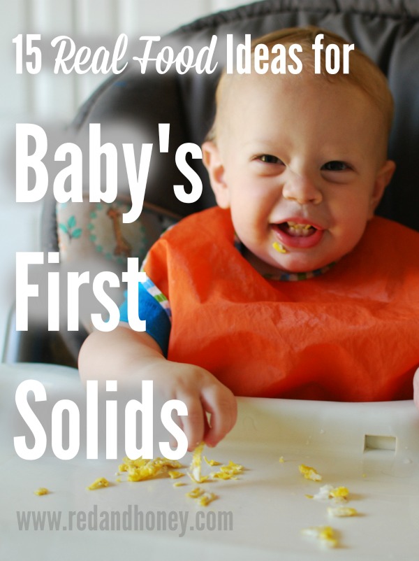 Introducing solids to a real food baby doesn't have to be a bland, boring, or highly-processed experience! Give your babies whole, real foods to help them develop great lifelong eating habits.