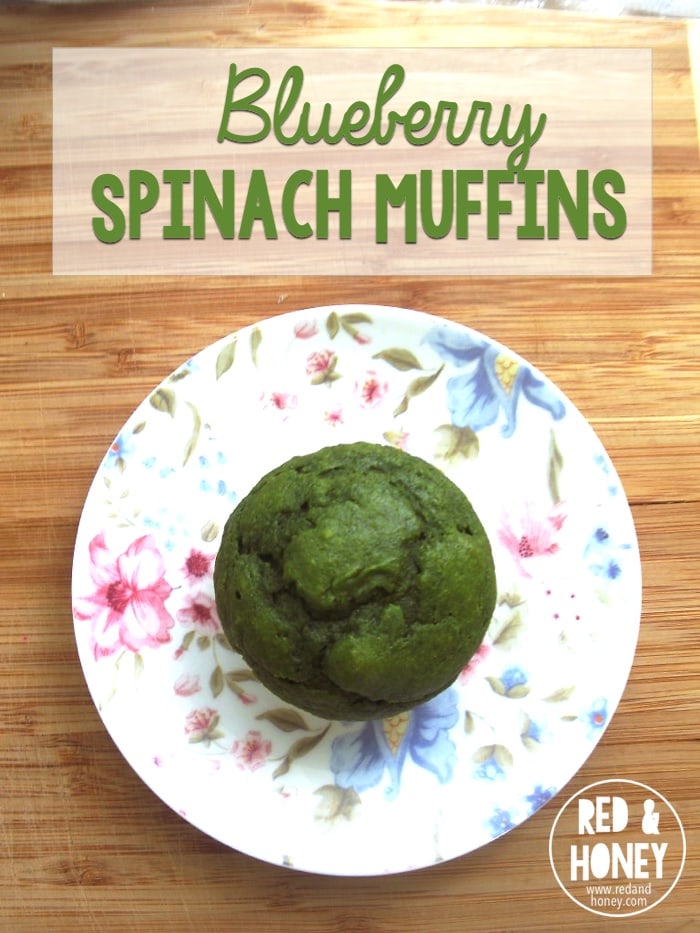 Blueberry Spinach Muffins Recipe