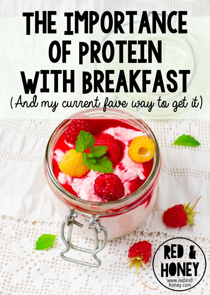Protein is super important at breakfast time, especially those suffering from adrenal fatigue.