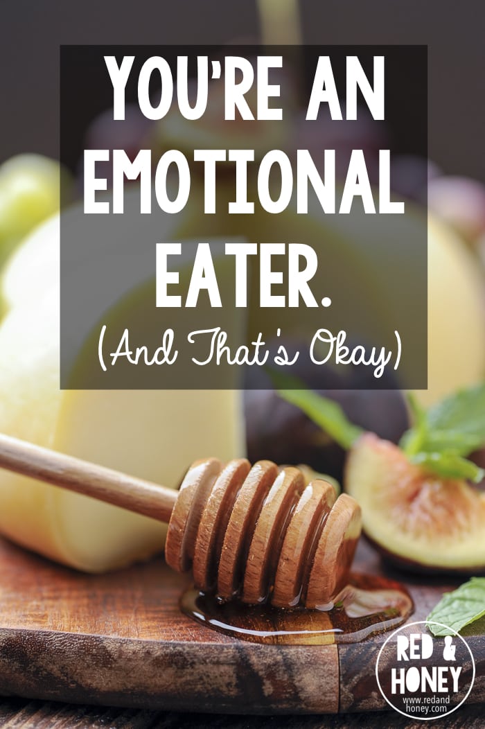 Is there an emotional component to eating? I think that's pretty obvious. The question is - should there be? How could this be a good thing?