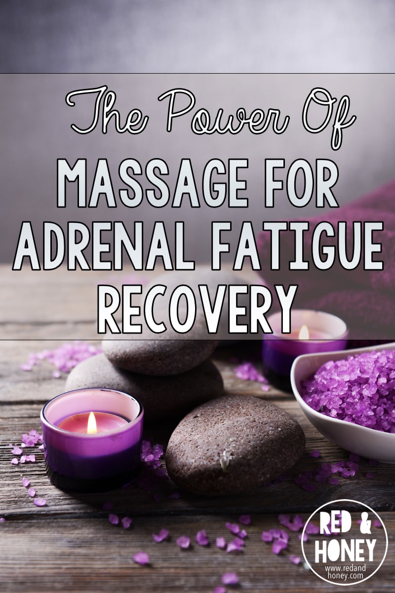 "Massage for adrenal fatigue is actually an ingenious addition to my healing protocol because it has a direct, measurable impact on your biochemistry!" \\ YES! Finally a healthy change that feels more like a treat in this adrenal fatigue recovery process. :)