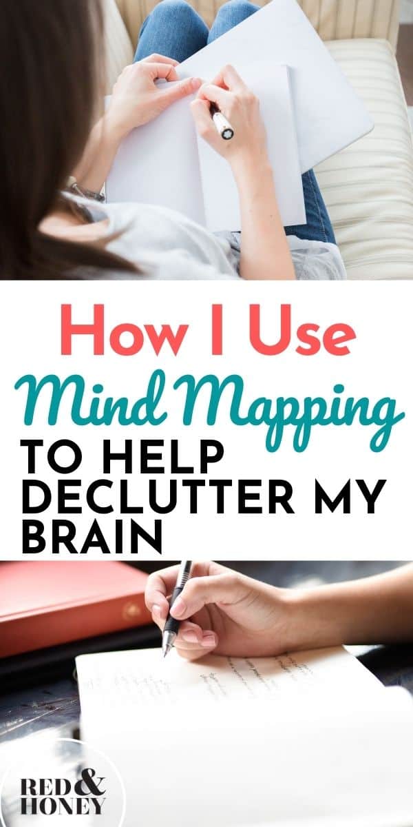 How I Use Mind Mapping to Help Declutter My Brain - Red and Honey