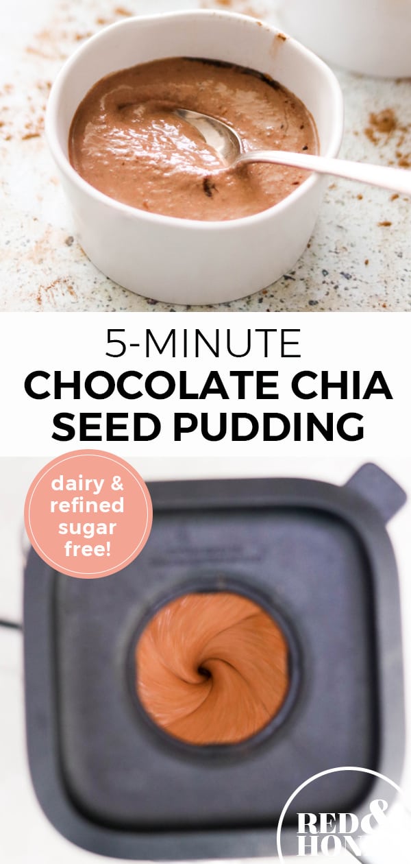 5Minute Chocolate Chia Seed Pudding Quick & Easy!