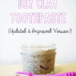 This DIY toothpaste is a new and improved version from the one we already loved. Now it's even better than before, and we are loving it!