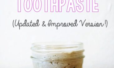 This DIY toothpaste is a new and improved version from the one we already loved. Now it's even better than before, and we are loving it!