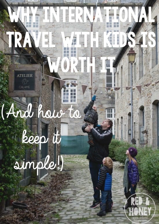 Travel with kids pinnable