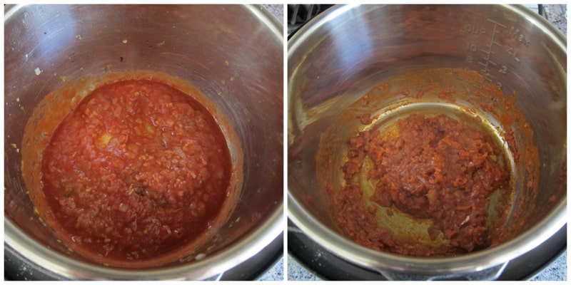 Instant Pot Chana Masala Tomatoes