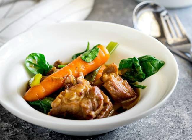 Instant Pot Maple Pork Stew - simple and so good!