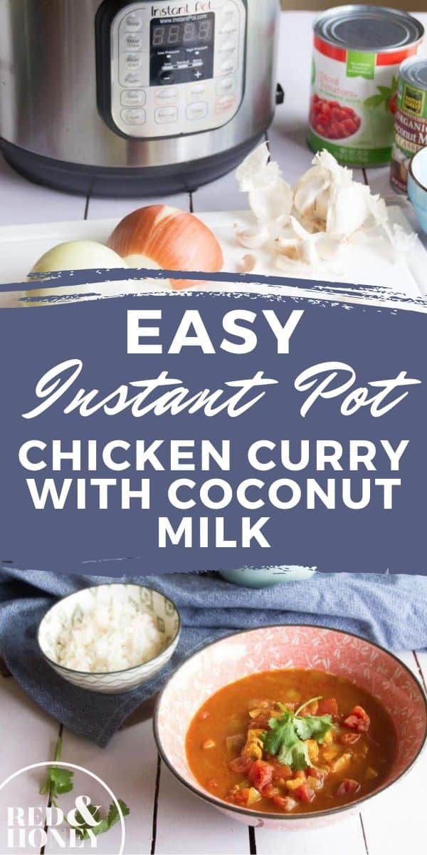 Easy Chicken Curry with Coconut Milk Red and Honey
