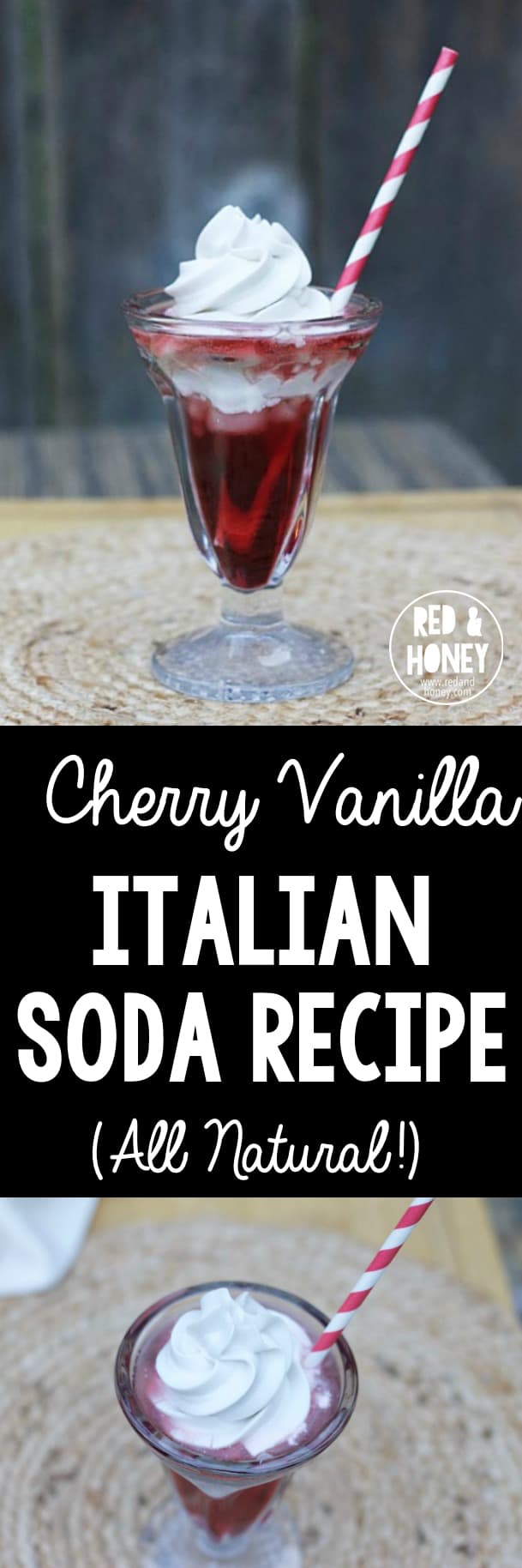 Cherry Vanilla Italian Soda Recipe