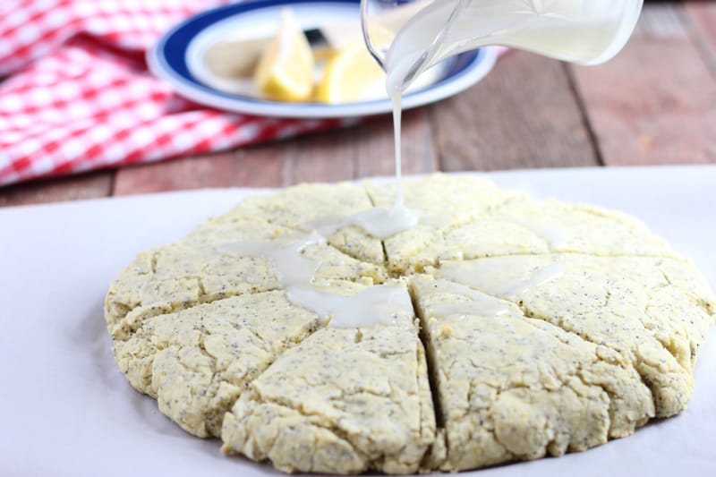 These gluten-free scones will brighten your day right up with their sunshiney lemon burst and their slightly sweet taste. They're a simple, lightly-sweetened treat, and a crowd-favorite!