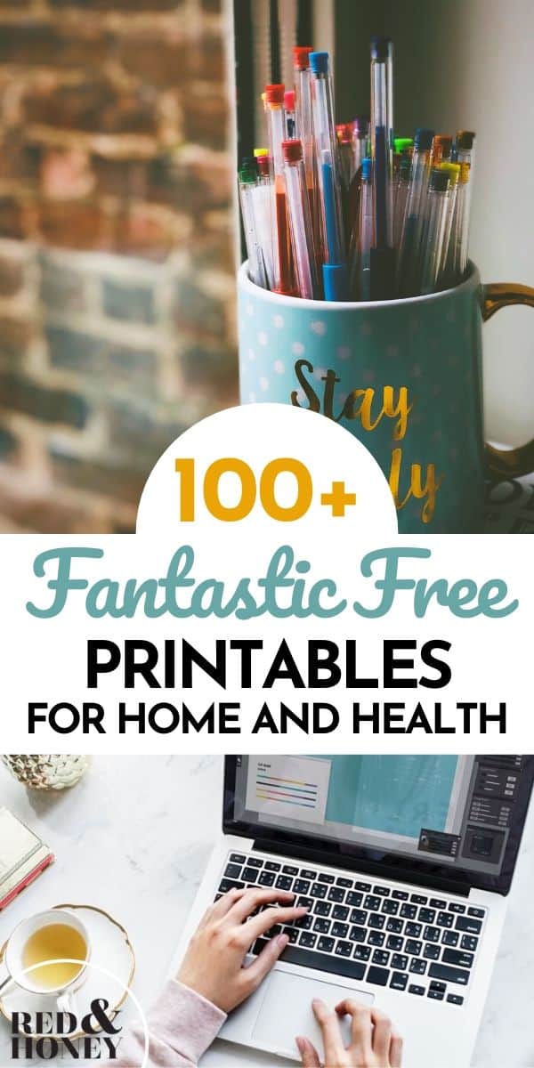 100+ Free Printables for Home &amp; Health (Calendars, Habit Trackers, Wall ...