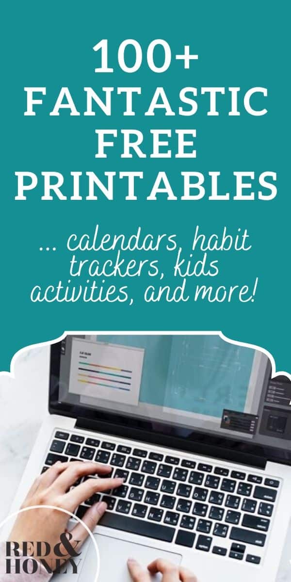 100+ Free Printables for Home & Health (Calendars, Habit Trackers, Wall ...