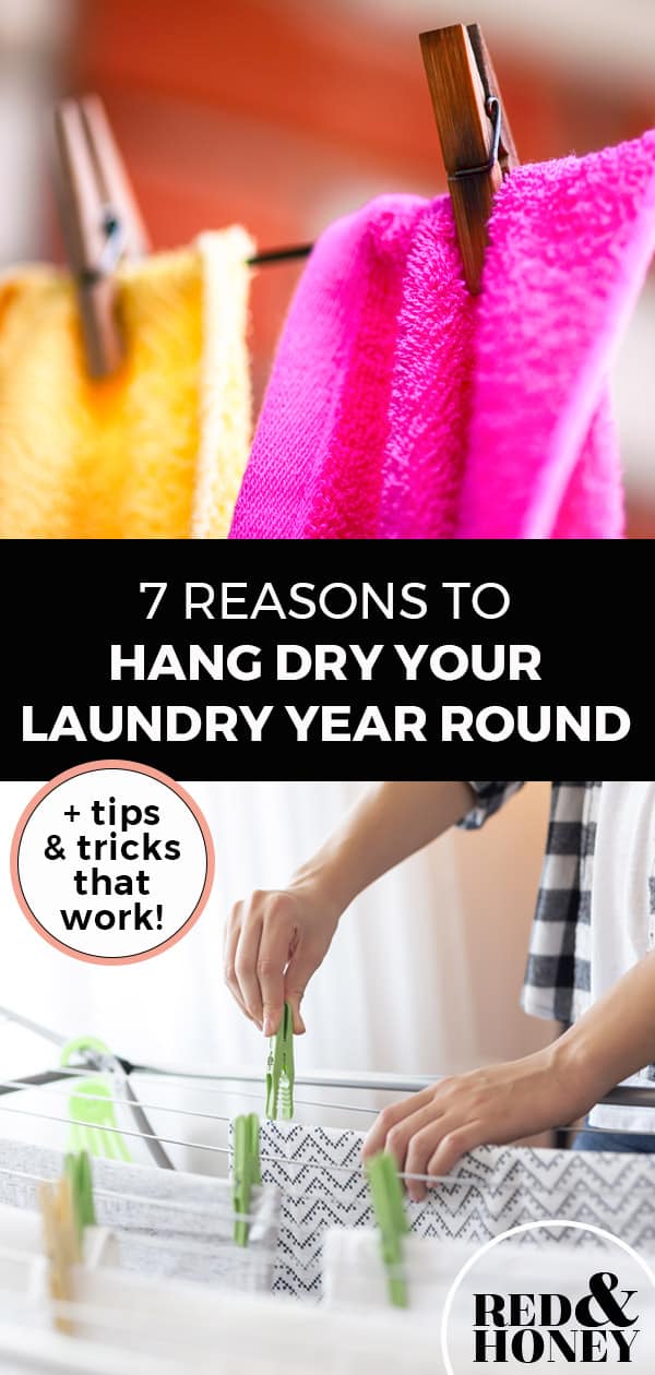 7 Great Reasons to HangDry Laundry All YearRound Red and Honey