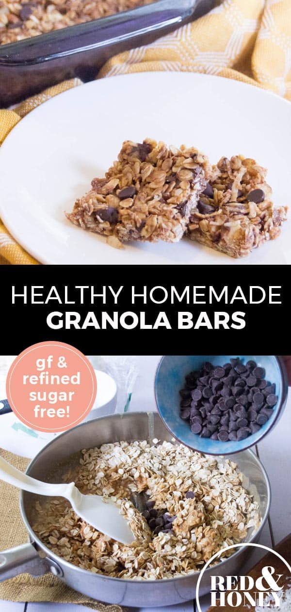 Healthy Granola Bars Recipe (With Oats & Honey) Red and Honey