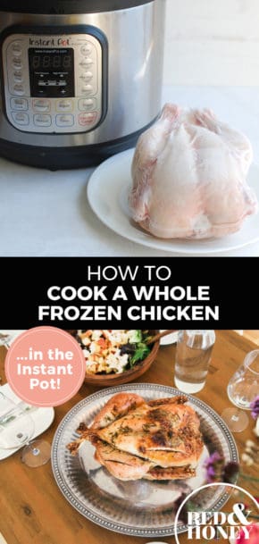 Frozen Whole Chicken in the Instant Pot in Under an Hour (Hallelujah!)