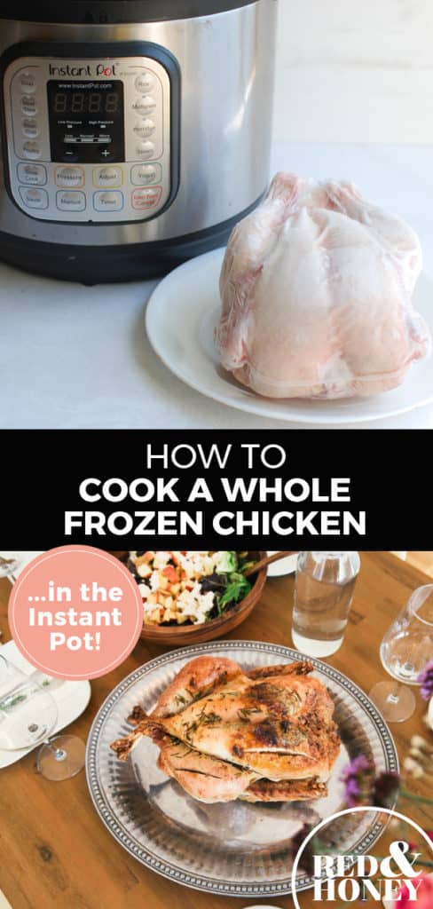 Instant Pot Whole Chicken from frozen