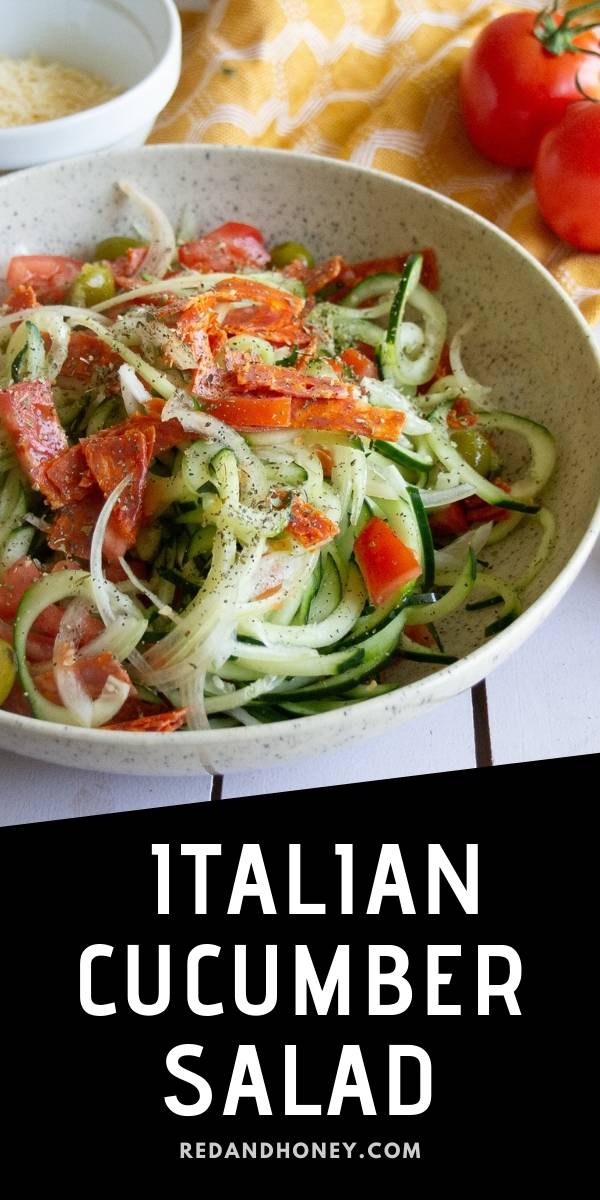 Zesty Italian Cucumber Salad Recipe with Tomatoes and Parmesan