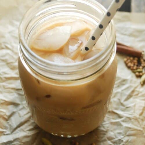 Vanilla Chai Coffee Cooler Recipe, Zero Calorie Sweetener & Sugar  Substitute