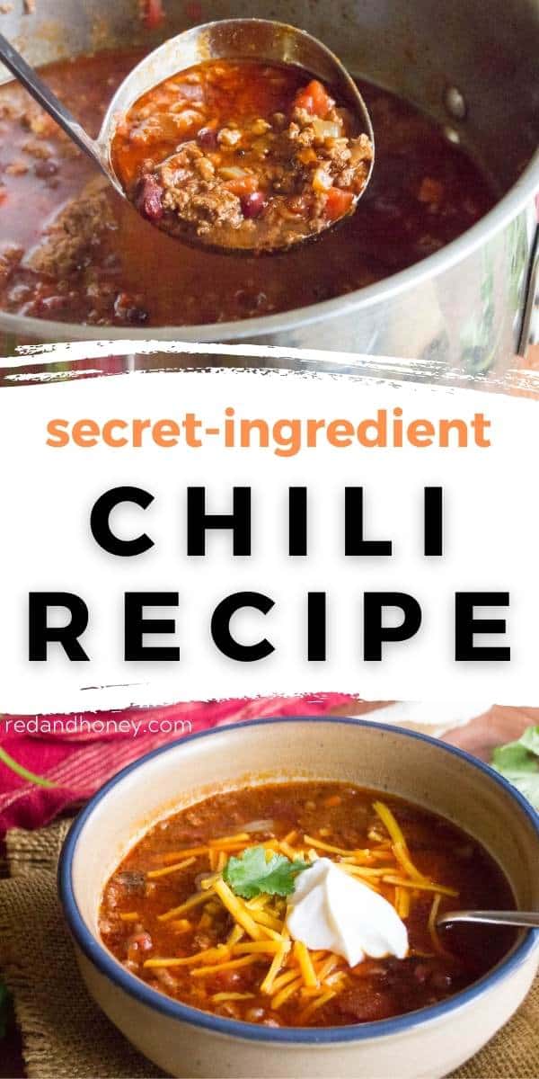 Best Chili Recipe Ever With 2 Secret Ingredients Red and Honey